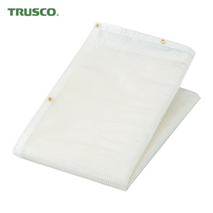 トラスコ TRUSCO 防炎糸入りクリアシート 2000X4000 (1枚) TCI-0204