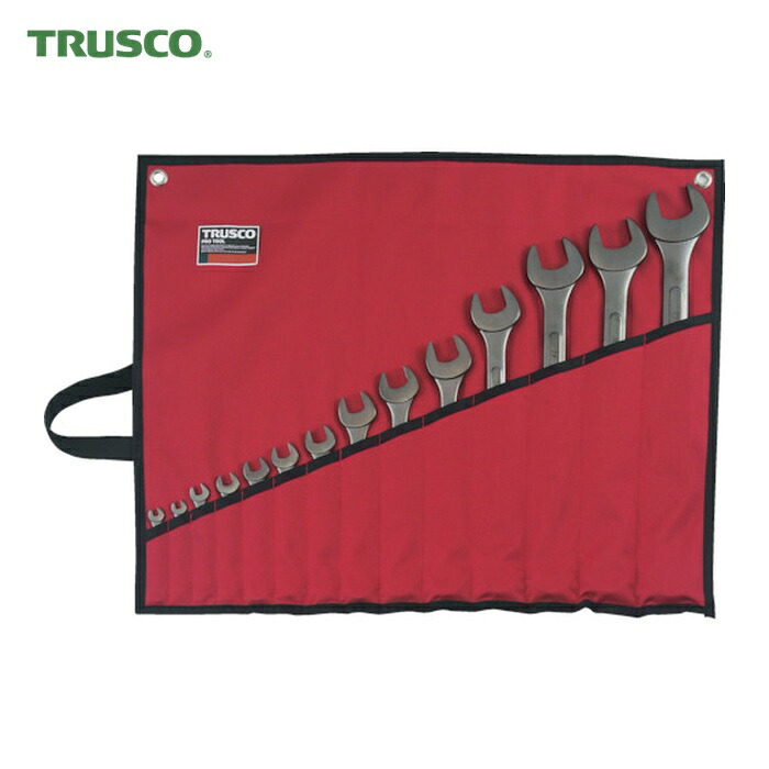 トラスコ TRUSCO スタンダードコンビネーションスパナセット 14丁組セット (1S) TCS-14S