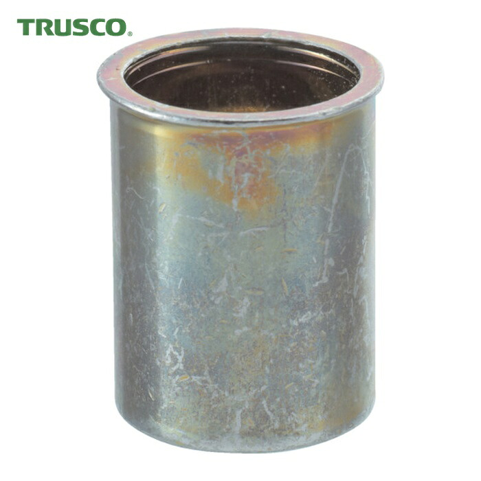 トラスコ TRUSCO クリンプナット薄頭スチール 板厚2.5 M10X1.5 500個入 (1箱) TBNF-10M25S-C｜工具ランドこだわり館
