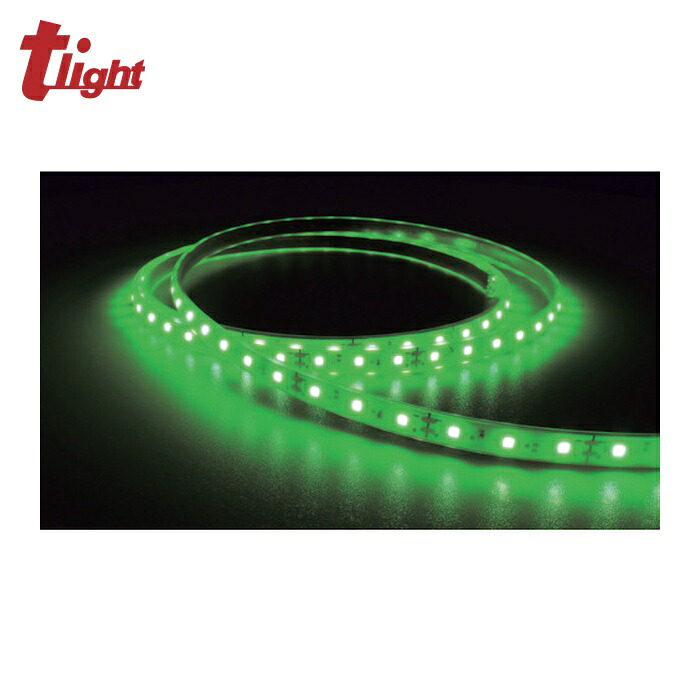トライト tlight LEDテープライト Viewdi Plus DC24V 16.6mmP 緑色 4m巻 (1本) TLVD+G2-16.6P-4