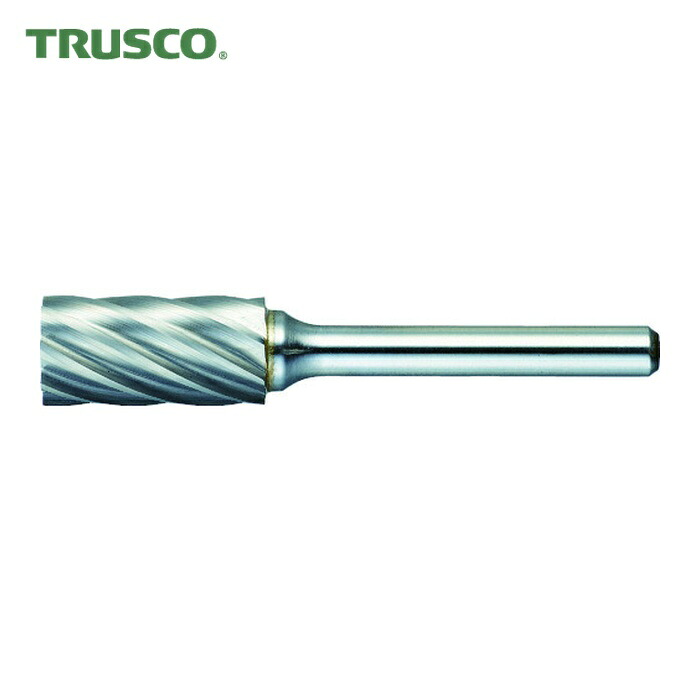 トラスコ TRUSCO 超硬バー 円筒型 Φ12.7X刃長25X軸6 アルミカット (1本) TA1C127