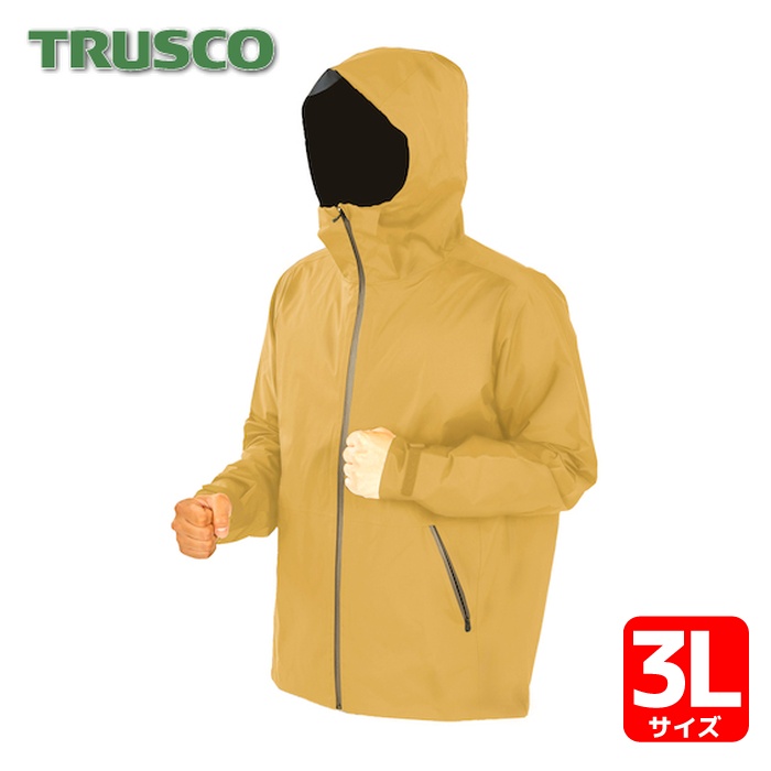 トラスコ TRUSCO 高耐候・軽量ストレッチレインウェア ベージュ 3L (1着) TRESW3L-BE|工具ランドこだわり館