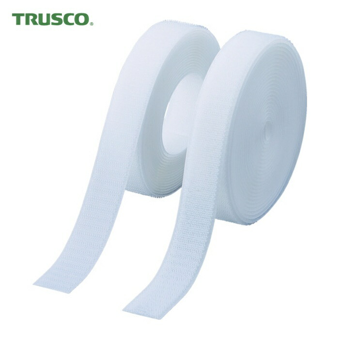 トラスコ TRUSCO マジックテープ 縫製タイプ 50mmX5m 白(1巻\u003d1セット) (1S) TMSH-505-W