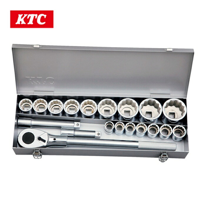 KTC 京都機械工具 肺結核619B 19.0sq.ソケット鍵仕掛ける[19点] (1S)