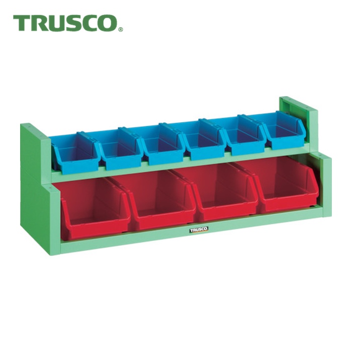 トラスコ TRUSCO コンテナラックセット 875×285×310 (1S) TC-200N