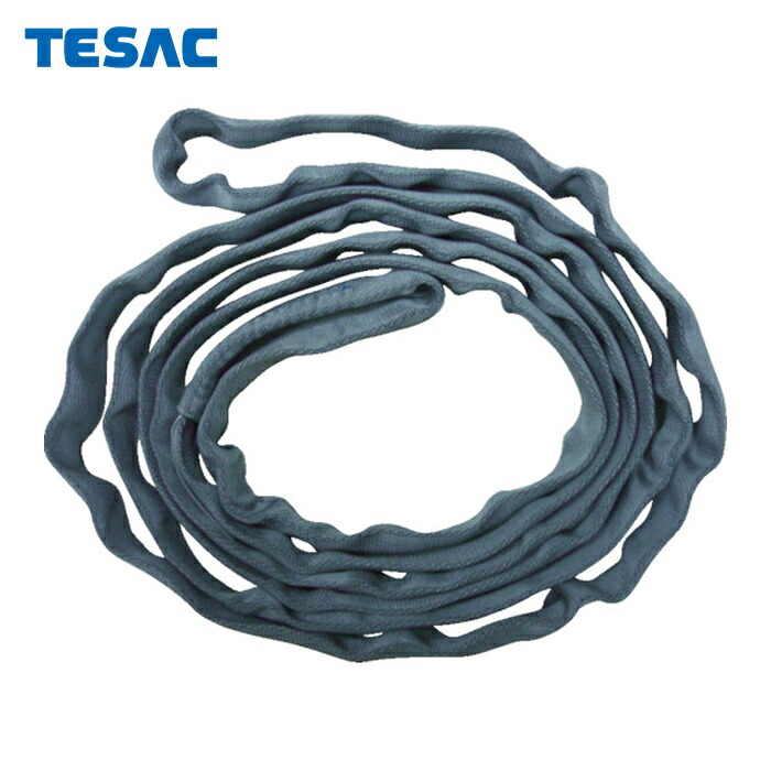 テザック TESAC TBSN0.5TX2M ブルースリングソフトN形(エンドレスタイプ)荷重0.5t 全長2m(JIS規格品) (1本)