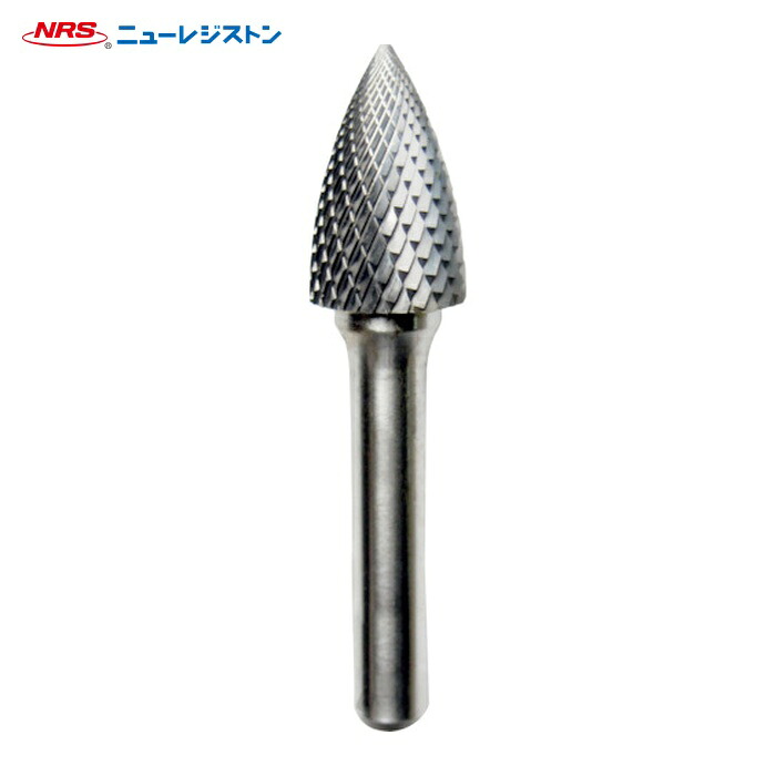 NRS ニューレジストン TCBT6900D 超硬バー トンガリdカット 刃径16×刃長25×軸径8×軸長45 ロー付 (1本)