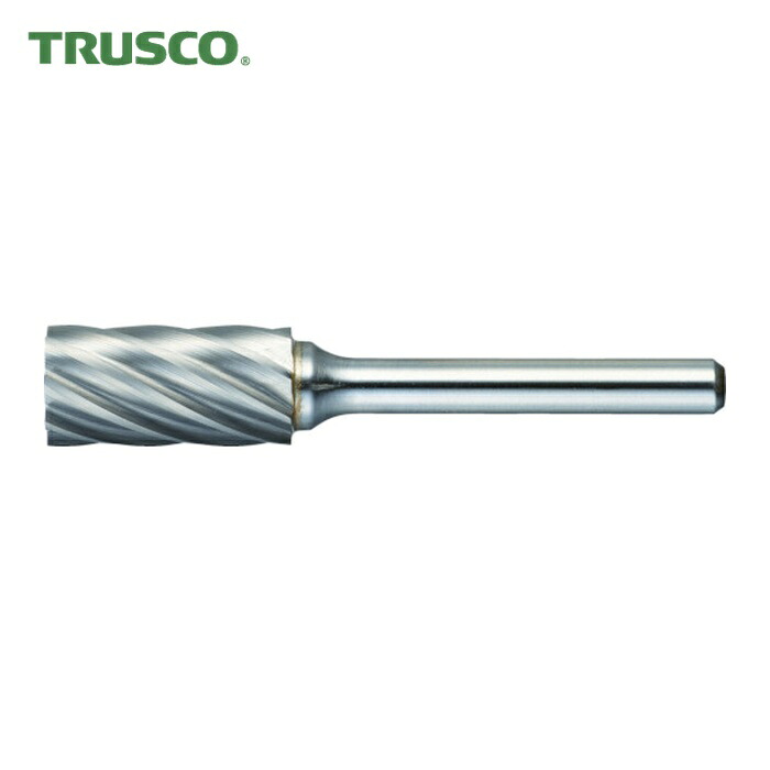トラスコ TRUSCO 超硬バー 円筒型 Φ19X刃長25X軸6 アルミカット (1本) TA1C190｜工具ランドこだわり館