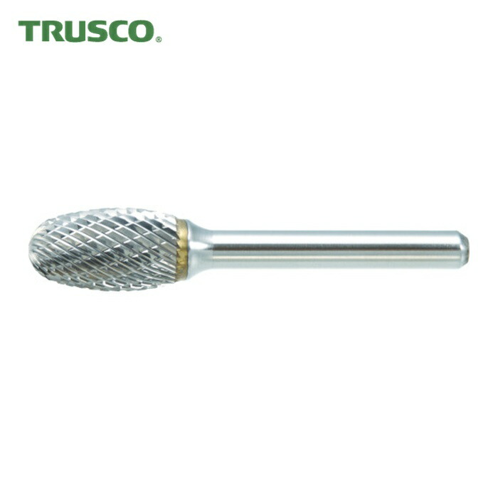 トラスコ TRUSCO 超硬赤ちょうちん タマゴ型 Φ19X刃長25X軸6 ダブルとり捨てる (1本) 結核症6C190