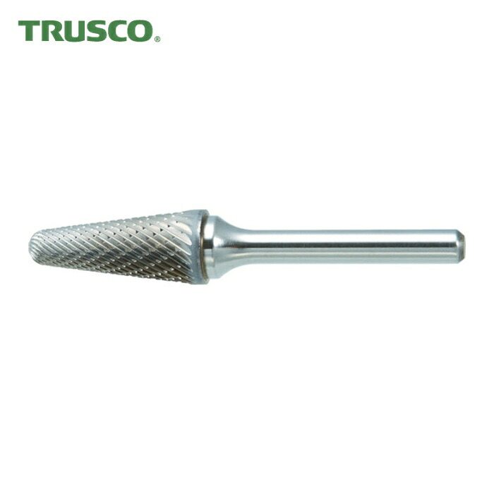 トラスコ TRUSCO 超硬赤ちょうちん テーパー先丸型 Φ16X刃長30X軸6 シングルとり捨てる (1本) 結核症7C160S
