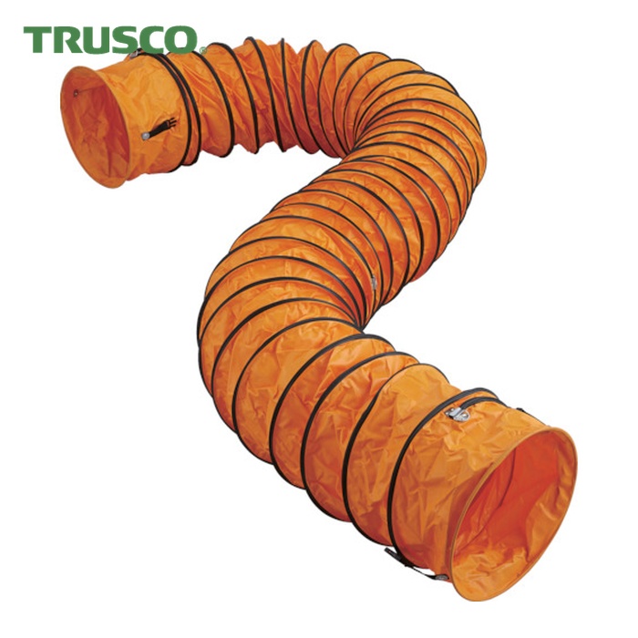 トラスコ TRUSCO 軟らかい導管 ワンタッチ胴締め付 Φ280X5m (1本) TFD-280BS
