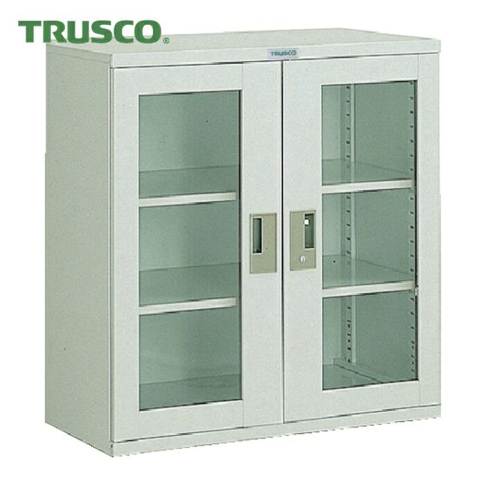 トラスコ TRUSCO コンテナラックケース バンラックケース M型 両開き扉 844X340XH880 (1台) T302-M