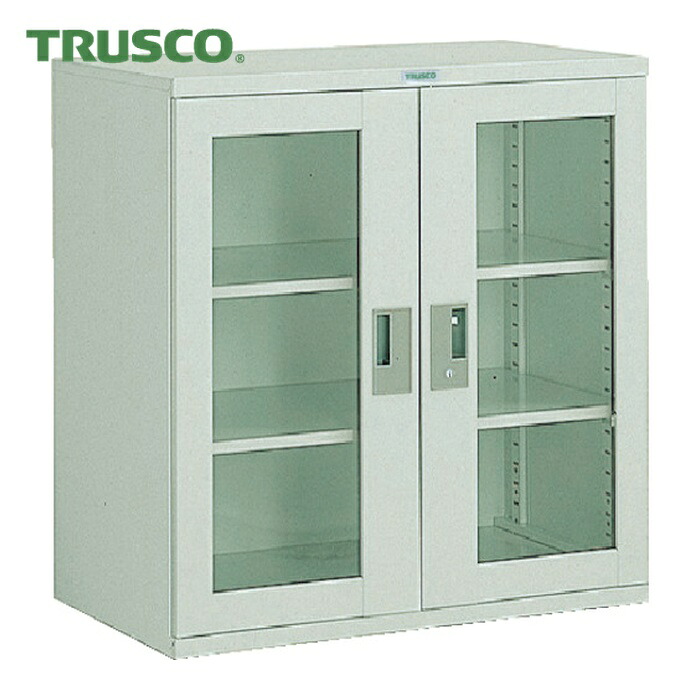 トラスコ TRUSCO コンテナラックケース バンラックケース L型 両開き扉 844X490XH880 (1台) T302-L