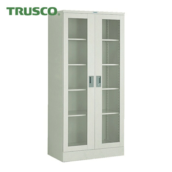 トラスコ TRUSCO コンテナラックケース バンラックケース L型 両開き扉 844X490XH1790 (1台) T604-L