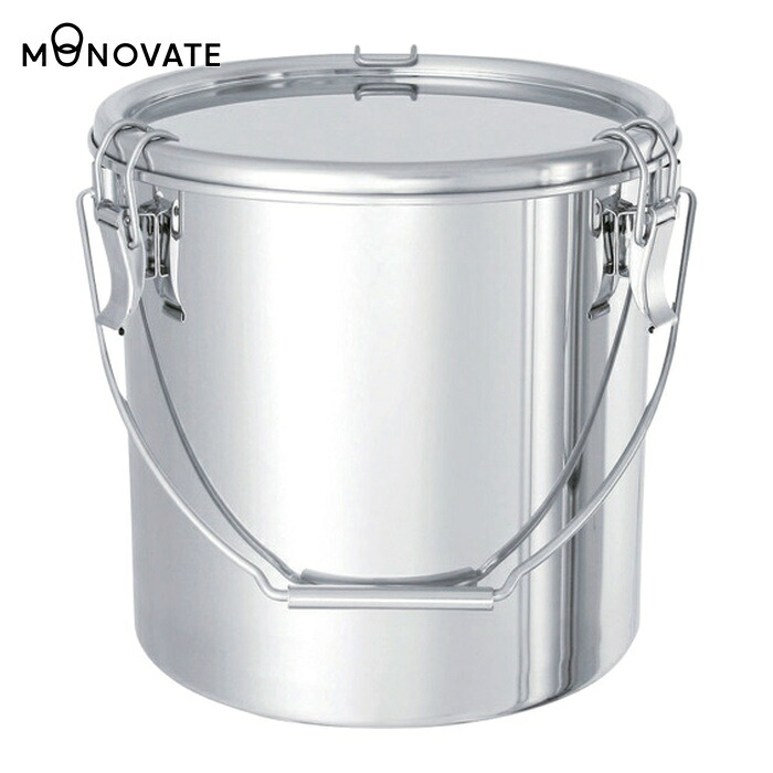 MONOVATE ステンレスタンク テーパー付吊下げ密閉タンク(フタ付) 20L (1個) TP-CTB-30｜工具ランドこだわり館