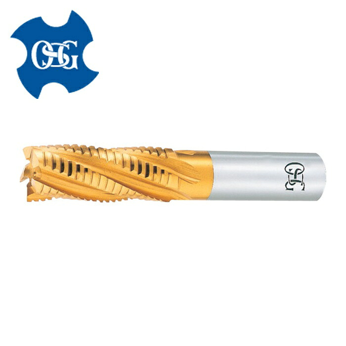 OSG オーエスジー TFGN-7 ハイスラフィングエンドミル タフニックゴールド ミディアム 4刃 刃径7mm 刃長20mm 全長70mm 88657 (1本)