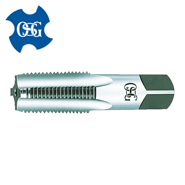 OSG オーエスジー TPT-RC-1/2-14 配管工業用飲み口(PTねじ) 押し並べて用 1/2 山数14 ねじ長さ26粍 全長87粍 8312704 (1本)