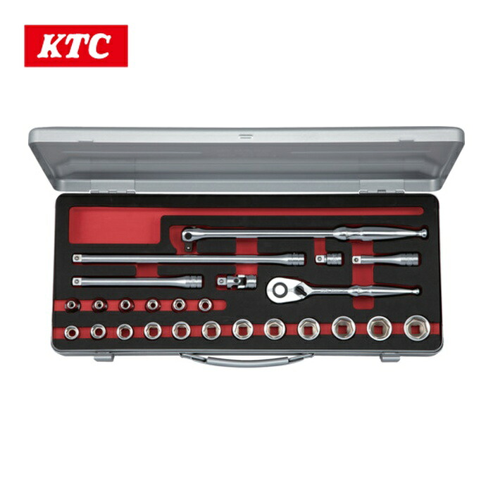 KTC 京都機械工具 結核症325A 9.5sq.ソケット仕掛ける(六角)[25点] (1S)