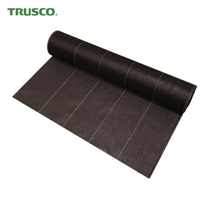 トラスコ TRUSCO あたり近所の見晴らしと申し合わせする見晴らし思ん量り型防草居敷き 7年印字機 1.0m×50m 赤銅色 (1巻) TBO7-1050-BR