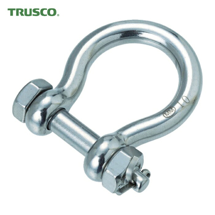 トラスコ TRUSCO ステンレス ボルト止めオタフクシャックル 呼び16mm (1個) TOBS-16｜工具ランドこだわり館