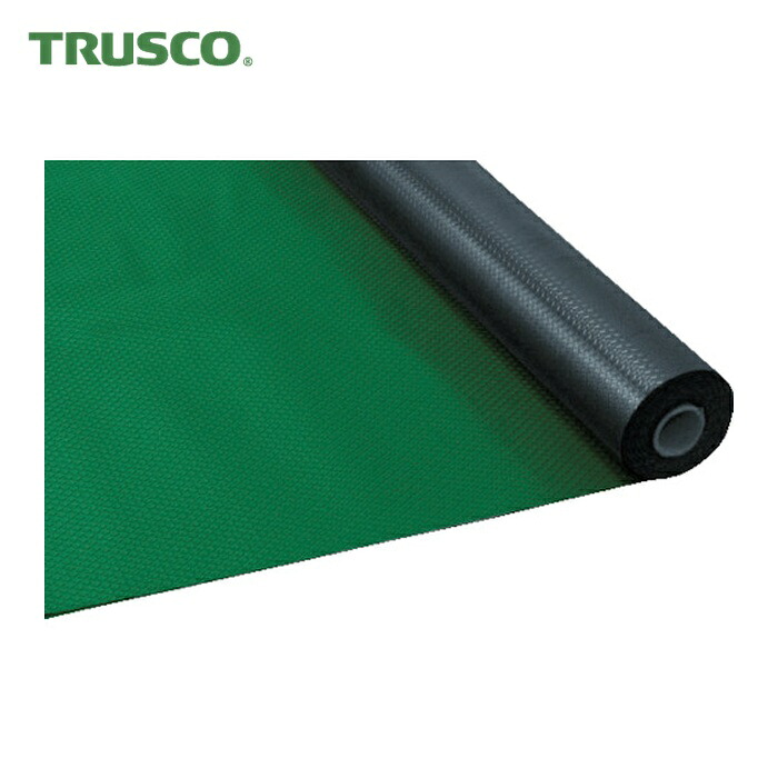 トラスコ TRUSCO 塩ビマット ダイヤ型 グリーン 1.5mmX915mmX20m (1巻) TEDM-920-GN
