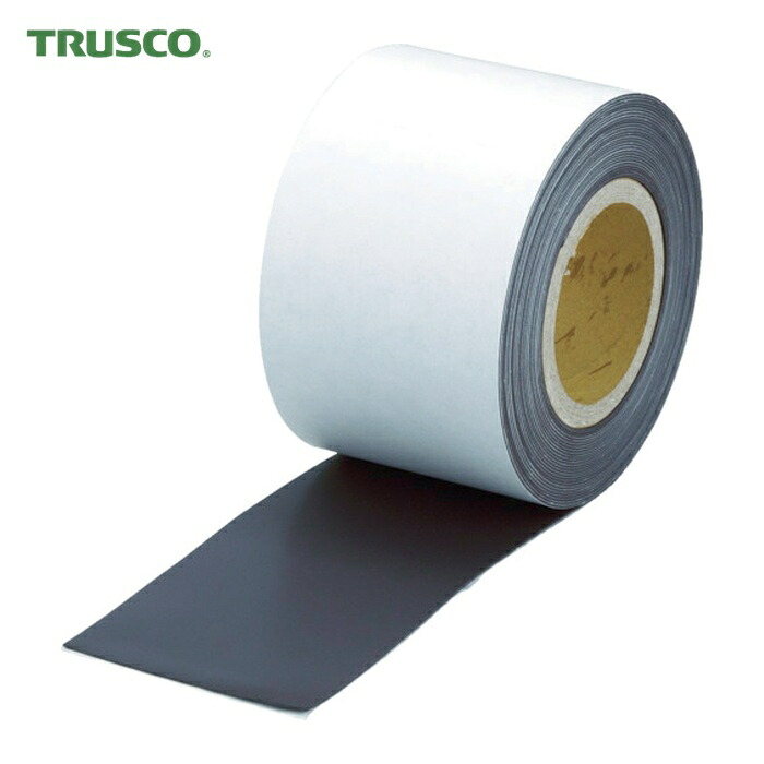 トラスコ TRUSCO マグネットロール のり付 t1.5mmX巾100mmX10m (1巻) TMGN15-100-10｜工具ランドこだわり館