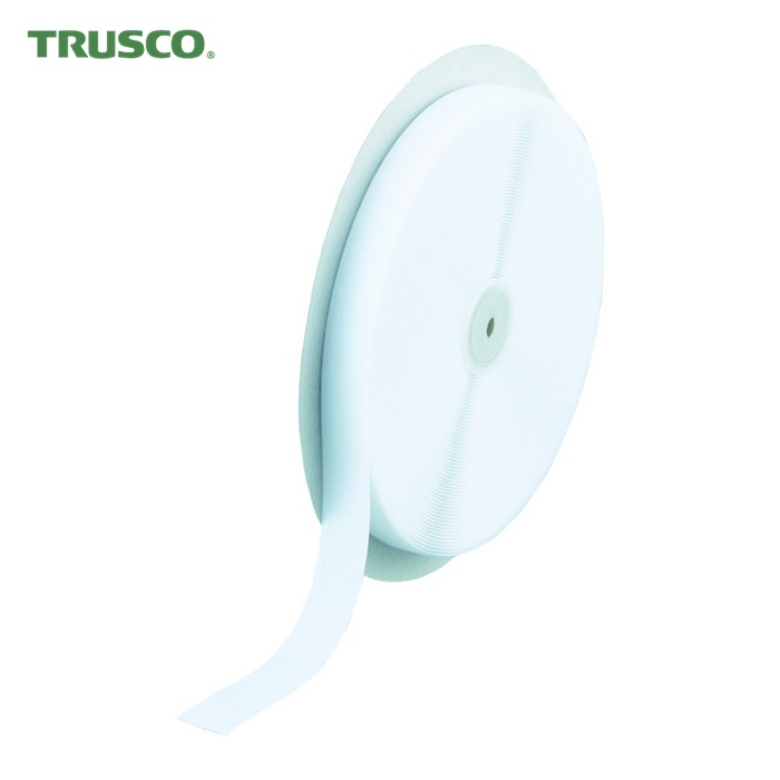 トラスコ TRUSCO マジックテープ 縫製用A側 16mm×25m 白 (1巻) TMAH-1625-W