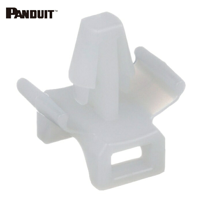 パンドウイット PANDUIT TM2PWH25-C 押し込み型固定具 ナチュラル (100個入) (1袋)
