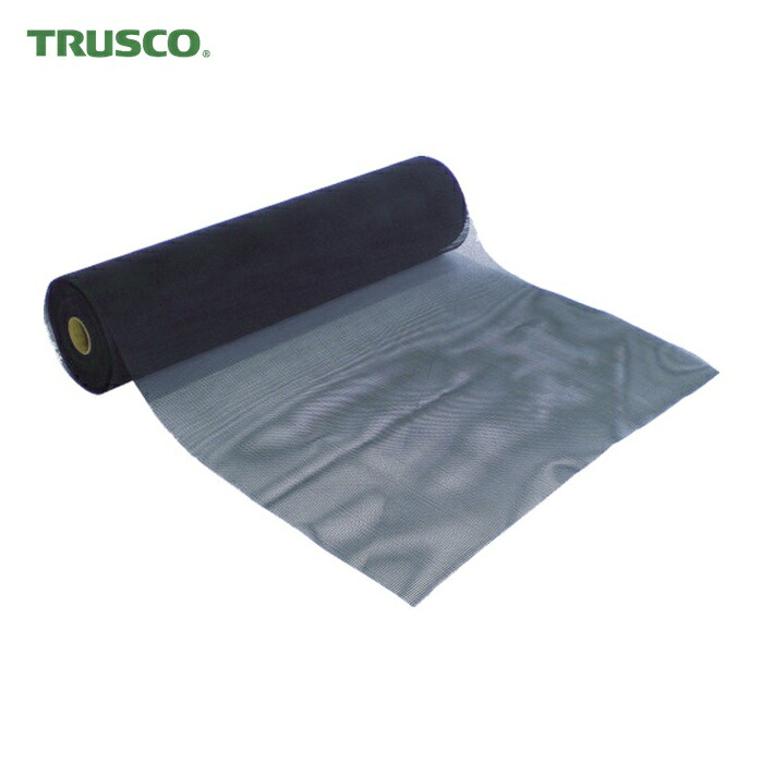 トラスコ TRUSCO 多目的樹脂ネット ブラック1mX5m 目合4mmX4mm (1巻) T-H01PB-5M