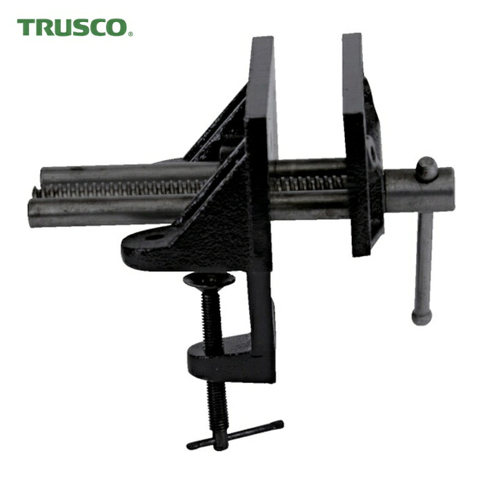 トラスコ TRUSCO 大工仕事用バイス 台上型 幅160粍 (1台) TMVU-160 固定工具-DIY・工具