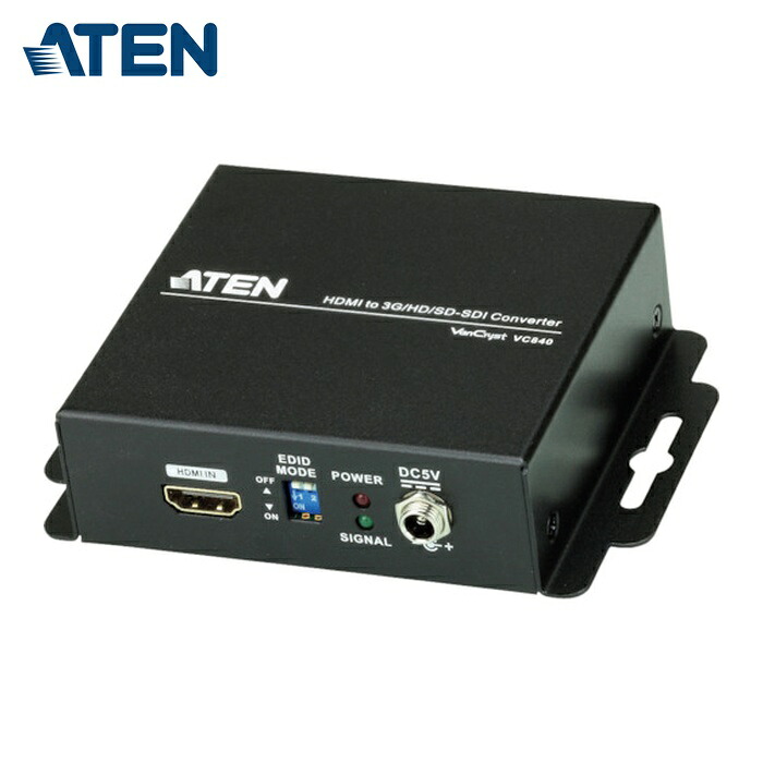 ATEN VC840 ビデオ変換器 HDMI to 3G/HD/SD-SDIタイプ (1個)|工具ランドこだわり館