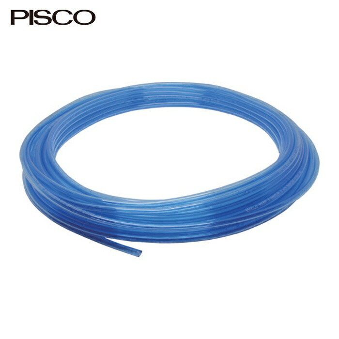 PISCO ピスコ UBT0640-100-CB チューブ 空気専用ポリウレタンチューブ クリアブルー 6×4mm 100m (1巻)