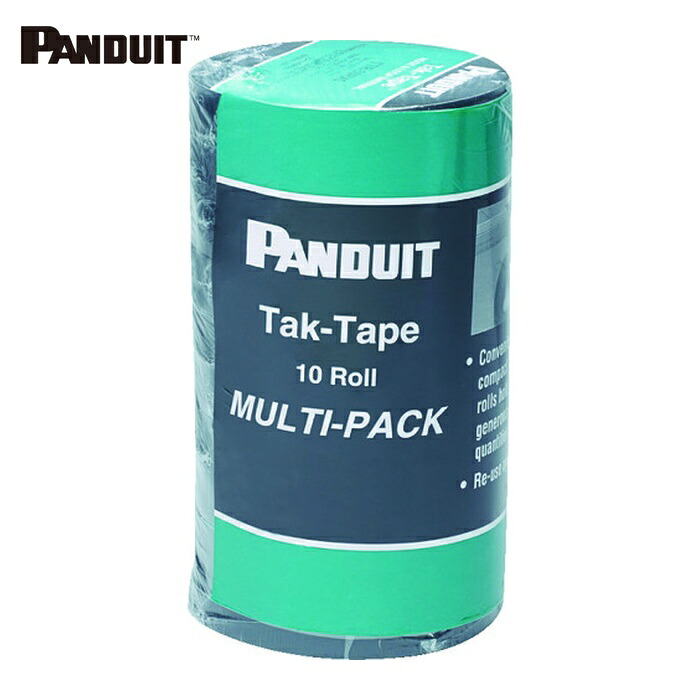 パンドウイット PANDUIT TTR-35RX0 タックテープ(ロールタイプ)10.6mX10巻入 (1Pk)|工具ランドこだわり館