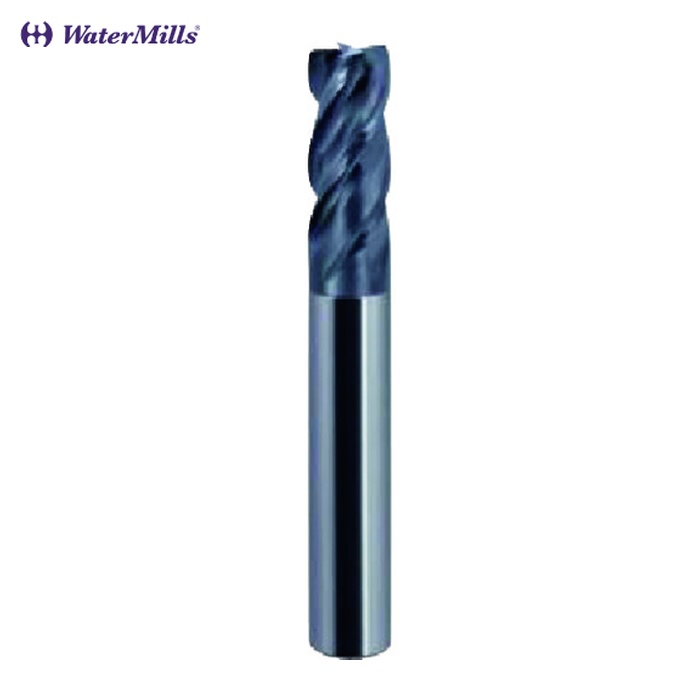 ウォーターミルズ WSR440A102272 WM不等分割ラジアスエンドミル 10x22x72mm AlTiN (1本)
