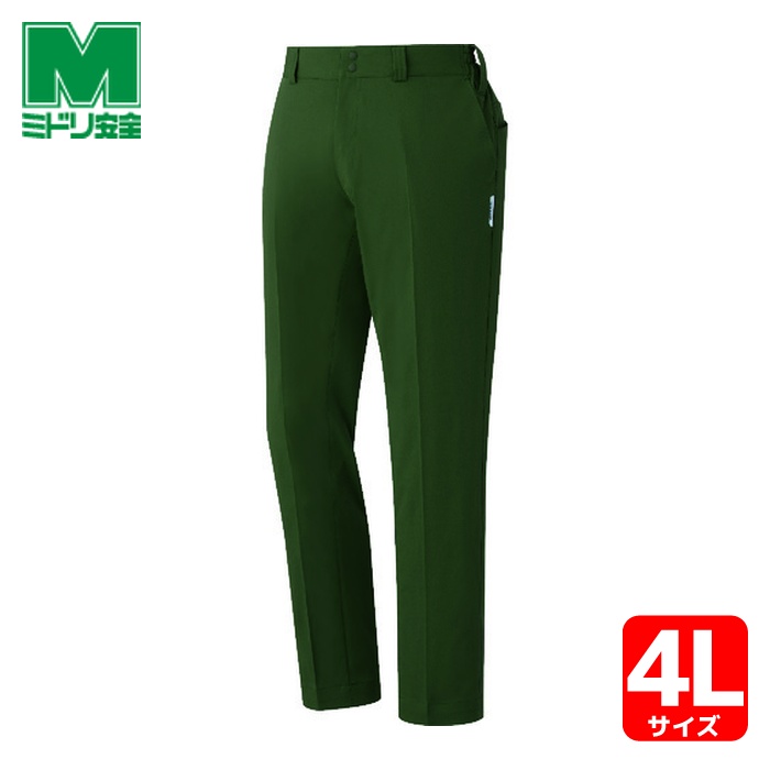 ミドリ安全 ハイストレッチパンツ VE626 下 モスグリーン 4L (1着) VE626-SITA-4L｜工具ランドこだわり館