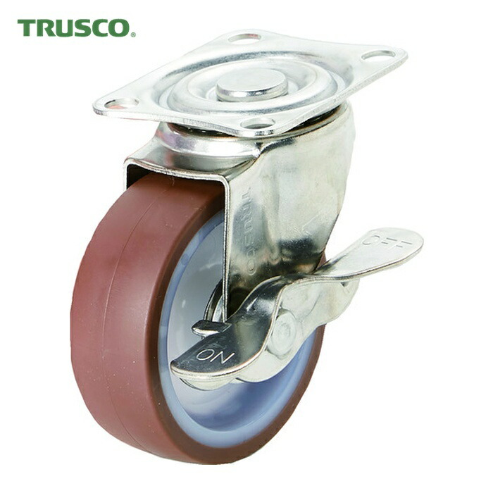 トラスコ TRUSCO キャスター TYSシリーズ オールステンレス 自在SP付 ウレタン Φ125 (1個) TYSUB-SUS-125