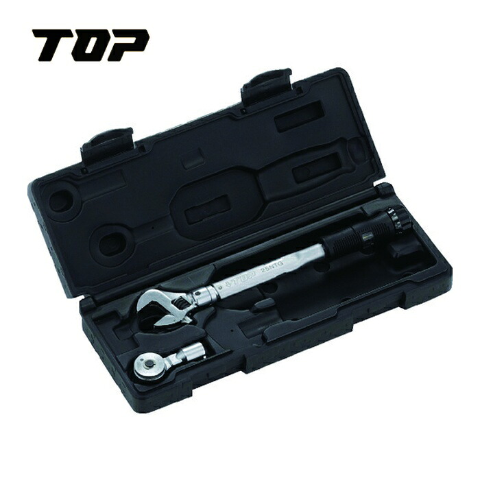 TOP トップ工業 TS-25NTG モンキ形/ラチェット形グリップ付トルクレンチセット 調整範囲5~25N・m (1S)｜工具ランドこだわり館