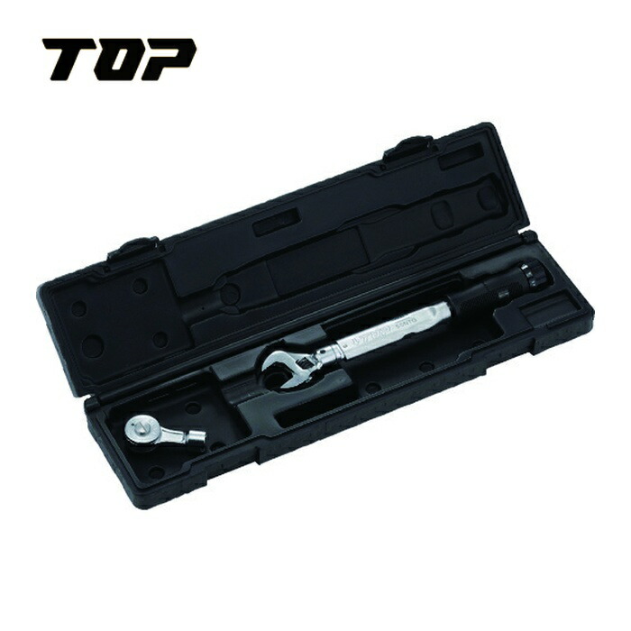TOP トップ工業 TS-50NTG モンキ形/ラチェット形グリップ付トルクレンチセット 調整範囲10~50N・m (1S)