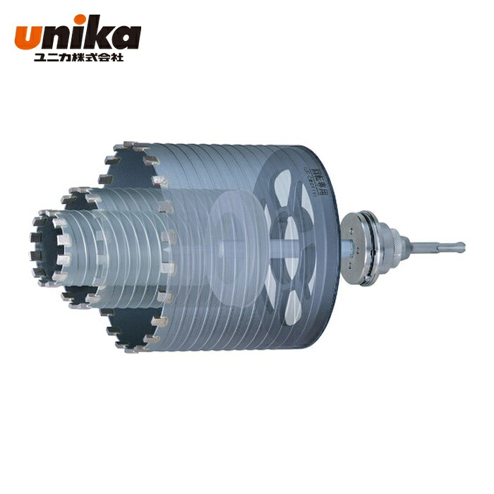 ユニカ unika UR21-D080B 多機能コアドリルUR21 乾式ダイヤ80mm ボディ(替刃)のみ(UR-Lシャンク対応) (1本)
