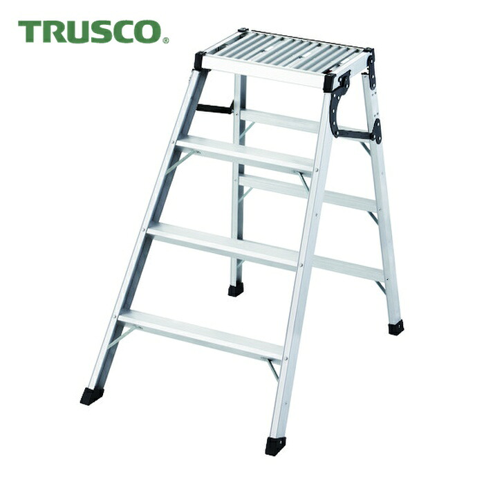 トラスコ TRUSCO 軽銀製折りたたみやり方台 H\u003d1.0m (1台) WDT-100