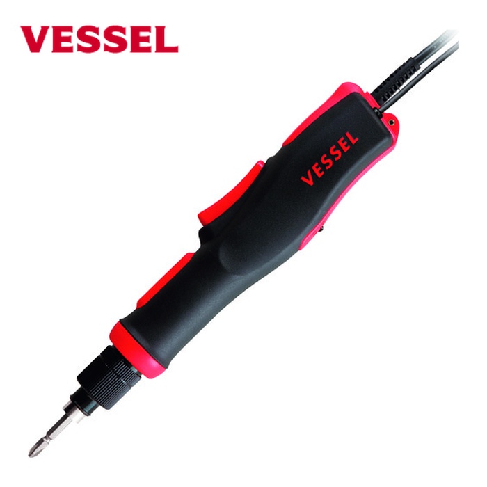 ベッセル VESSEL VE-5000SSOP 電動ドライバー(高速、信号出力付き) VE-5000SSOP レバー式 出力トルク:0.6~2.5N・m (1台)