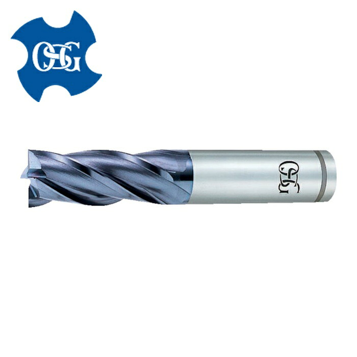 OSG オーエスジー V-XPM-EMS-7.5 ハイススクエアエンドミル VコートXPM4刃ショート 刃径7.5mm 刃長20mm 8452075 (1本)