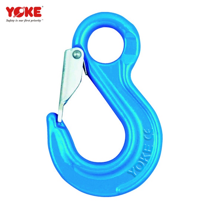 YOKE ヨーク X-044/S-22 G-100 ラッチ付き添い人スリングフック(アイタイプ) 15.2T (1個)