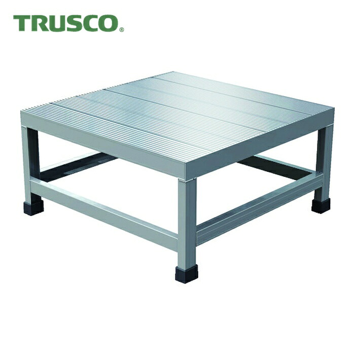 トラスコ TRUSCO アルミ製溶接一体構造型作業台 一段(完成品) W600×D600×H300 (1台) WTDB-6630