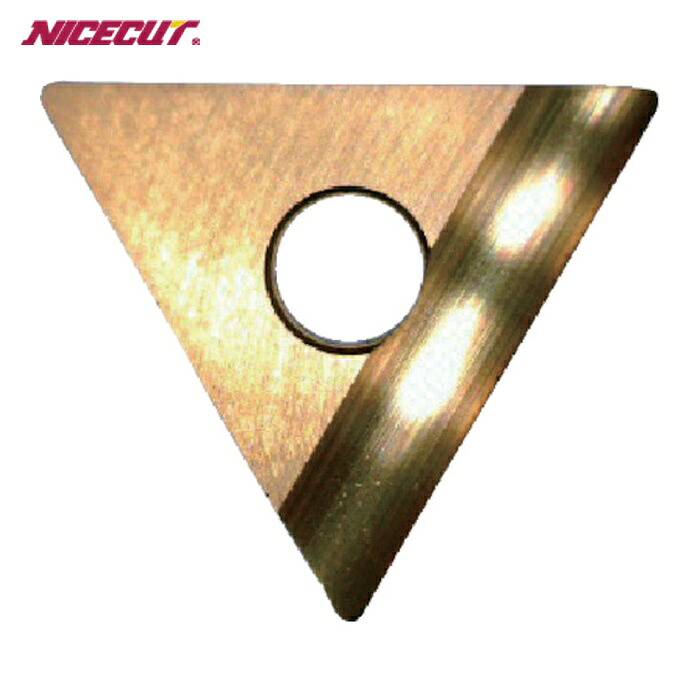 富士元工業 TT32GUR (NK3030) C面取り用精密級チップ 超硬M種 TiNコーティング (12個)｜工具ランドこだわり館