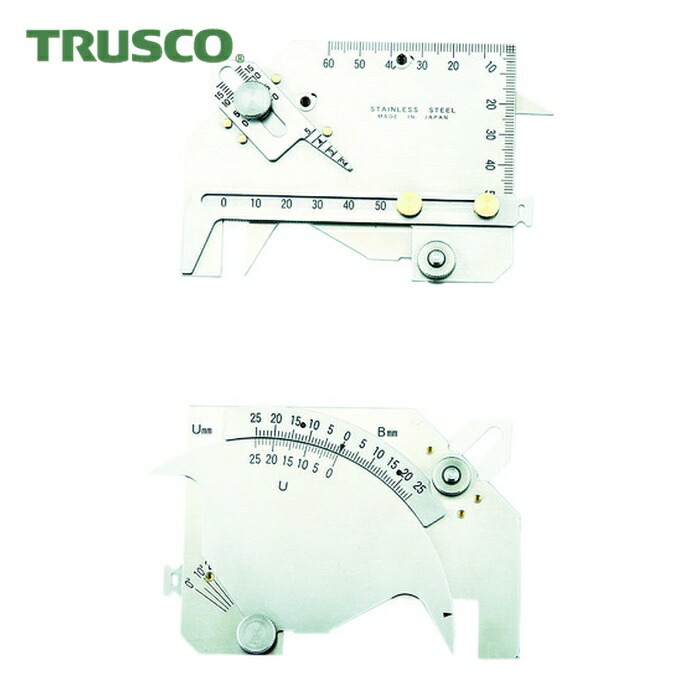 トラスコ TRUSCO 溶接ゲージ 国土交通省新規格適合品 (1個) TWGU-8M|工具ランドこだわり館
