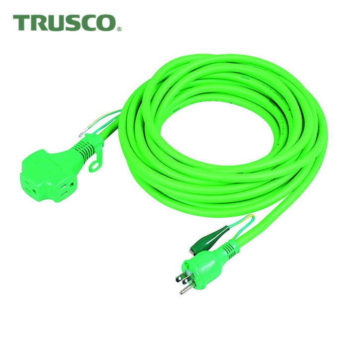 トラスコ TRUSCO トリプルポッキン極太ソフト電線 (1本) TTP-10E (GN)