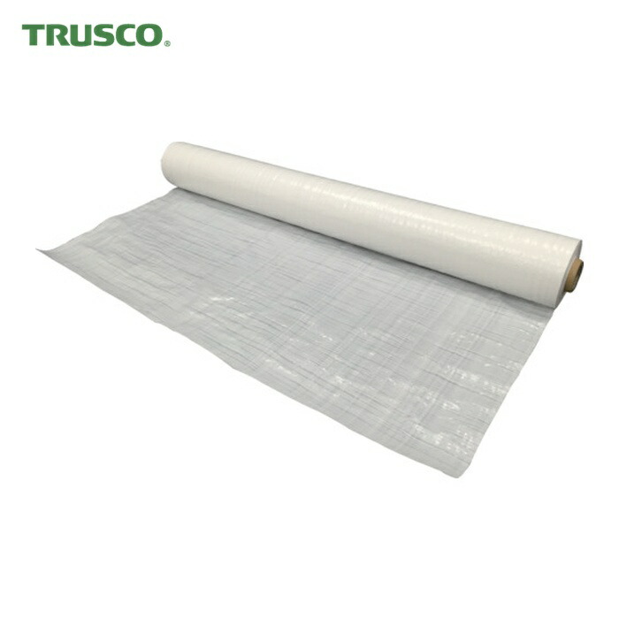 トラスコ TRUSCO 軽量汎用養生シートロール(ホワイト)#1000 1.8M×100M (1巻) TSUL-1810W