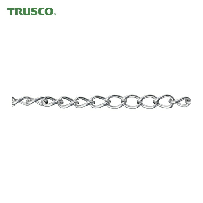 トラスコ TRUSCO ステンレス鋼304マンテルチェーン 2.6mm×10M (1本) TSM126-10M