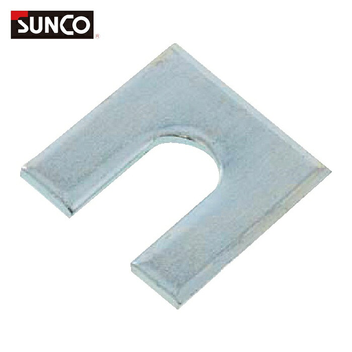 サンコーインダストリー W0-00-0502-0200-0000-12 ドブ U字(角洗濯機 (3/4) M20 x 62 x 6.0 (30個入) (1箱)